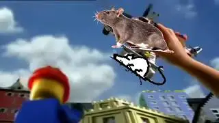 A RAT HAS FALLEN INTO THE RIVER IN RAT CITY (LEGO City Meme)