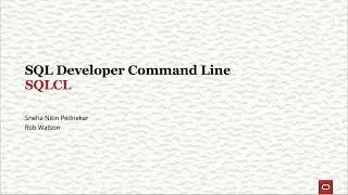 SQL Developer Command Line SQLcl