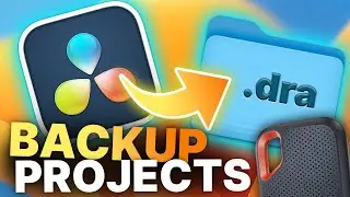 Don't Lose Your Hard Work! Backup & Restore Projects in DaVinci Resolve 💾