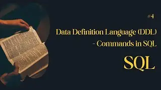 Data Definition Language DDL Commands in SQL