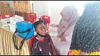 Anak ini ga takut di suntik sama sekali saat vaksin