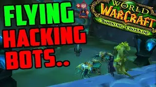 FLYING BOTS Are Taking Over TBC Classic - Bots Are Now Flight Hacking in TBC!
