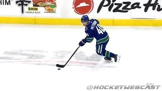 Elias Pettersson's First NHL Game (Goal, Assist) - Oct 3rd, 2018 (HD 60FPS)