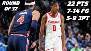 Marcus Sasser vs Auburn 3.18.23 | 22 pts (7-14 FG, 5-9 3pt, 3-3 FT), 2 Ast, 1 Reb, 1 Stl, 1 TO