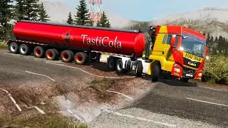 Trucks vs Potholes #20 | BeamNG.DRIVE