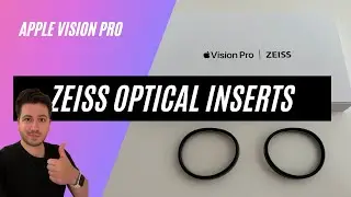 So sehen die ZEISS OPTICAL INSERTS für die Apple Vision Pro aus!