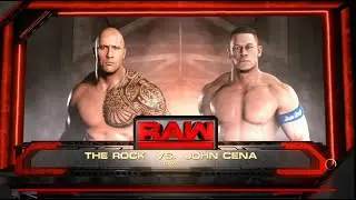 WWE 2K18 RAW JON CENA vs THE ROCK