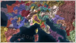 EU4 - Timelapse - Forming Roman Empire as Milan 1.31