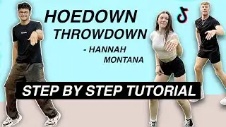 Hoedown Throwdown - Hannah Montana *STEP BY STEP TUTORIAL* (Beginner Friendly)