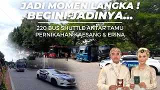 JADI MOMEN LANGKA❗️BEGINI JADINYA JIKA 220 BUS SUTTLE DIPERNIKAHAN KAESANG-ERINA