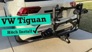 VW Tiguan Hitch Install 2018-2022 SEL Premium R Line Curt 12177 Trailer Hitch Installation