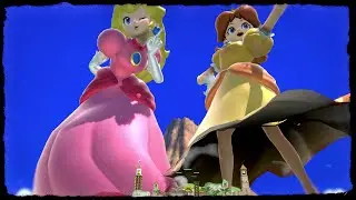 SSBU Giantess - Growing Peach vs Growing Daisy