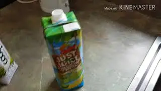 Agua de coco X suco de caixa no medidor de glucose