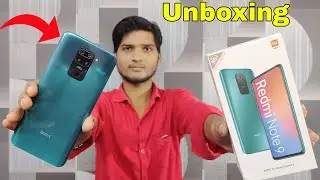 Redmi Note 9 Unboxing And First Impressions ⚡⚡⚡  Helio G85 💪 5020 mAh Battery  Punch Hole Display