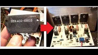 Como substituir STK por placa amplificadora no SONY