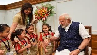PM Modi celebrates Raksha Bandhan, greets on twitter