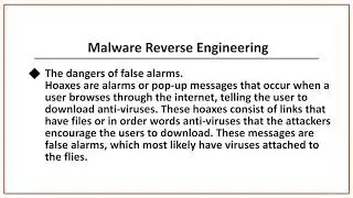 008 Malware Reverse Engineering