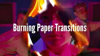 Burning Paper Transitions | Track Matte [Apple ProRes 4444]