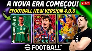 COMEÇOU A NOVA ERA! JOGANDO O NOVO EFOOTBALL 4.0.0, SIMPLISMENTE INSANO