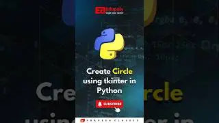 Create Circle using tkinter in Python