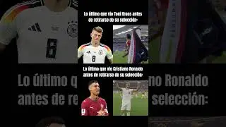 💀 THE LAST THING KROOS AND CRISTIANO SAW before retiring... Spain shows no mercy