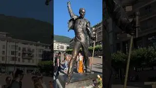 Freddie Mercury statue in Montreux, Switzerland 🇨🇭