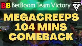 Gpk 6 Rapiers - Megacreeps Comeback Win vs Tundra 104-mins game 😎🔥 - Game voided afterwards 😅😅😅