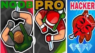 NOOB vs PRO vs HACKER - hunter Assassin 2 game play