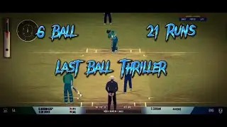 What A Thriller Last Over 21 Runs (RC22)