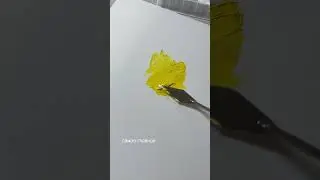 Картина маслом и мастихином #хоббитест #картина #лимон
