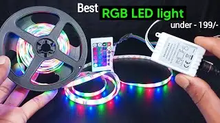 Unboxing RGB LED light Strip💡| Best RGB LED light under 199 | Hacker JP 