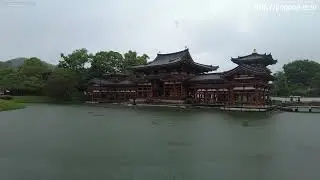 heavy rain weather,byodoin temple-Uji,Japan