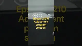 epson L3210 printer adjustment program solution