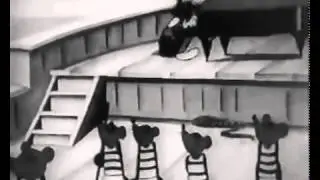 Мультфильм Шумное плавание 1937 г. Cartoon Noisy  swimming 1937