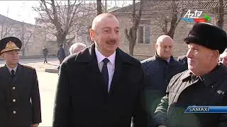 Prezident Şamaxıda. 