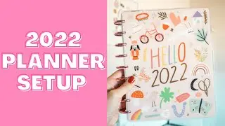 2022 PLANNER SETUP | Setting up my frankenplanner for 2022 | Happy Planner Classic