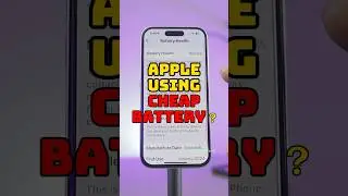 iPhone Battery Health Dropping ? #shortsvideo