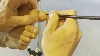 Brandon massaging Richie in Sydney. Assisted abdominal breathing and big toe massage