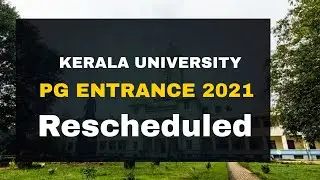 Kerala University PG Admission 2021 updates...!!