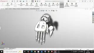LA MAIN D'UN ROBOT MOBILE - SOLIDWORKS 2025