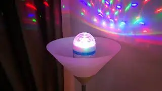 Mod iluminare Bec LED 3W, E27, Disco Rosu/Verde/Bleu, Novelite
