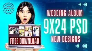 9x24 Classic Wedding Album Design psd Free Download 2024 | PARIDHI artography