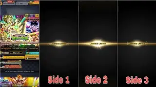 Triple Side Legends Limited Super Saiyan Broly Summon | Dragon Ball Legends