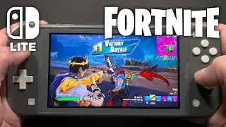 Fortnite on Nintendo Switch Lite 