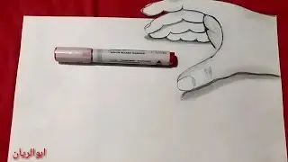 عربي يرسم رسمة ويتفوق علي الاجانب