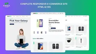 How To Make Ecommerce Website Using HTML And CSS Step By Step | Create e-Commerce Website Part 4