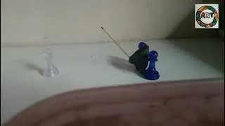 Clay man vs chess soldier's