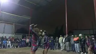 Ecuavoley femenino María Abril, Cinthia y Yami vs El Jefe y su trío
