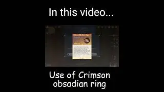 Crimson obsidian ring  in Use .....😁🔥 Genshin impact