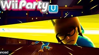 Wii Party U Minigames Dojo Domination Batgirl Gameplay ( Master Difficulty )